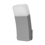 Ledvance Smart+ Wifi Wall Light Curve Silver Outdoor 9W 520lm - 830 Warm White | RGBW - Dimmable