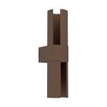 Eglo Wall Light Montelauro Aluminium Rusty Up & Down 7W 800lm - 865 Daylight | IP65