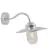 Nordlux Luxembourg Wall Light Steel and Glass Grey | IP54 - Suitable for E27