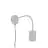Nordlux Explore Flex Wall Light Metal and Ceramic White | Suitable for GU10
