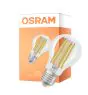 Osram Classic LED E27 Pear Filament Clear 7.2W 1521lm Ultra Efficiency - 840 Cool White | Replaces 100W
