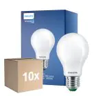 Multipack 10x Philips MASTER LED Bulb Ultra Efficient E27 Pear Frosted 7.3W 1535lm - 830 Warm White | Replaces 100W